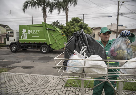 estre coleta de lixo