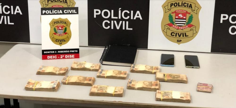 dinheiro drogas armas