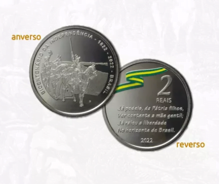 ILUSTRAÇÃO MOEDA DE 2 REAIS