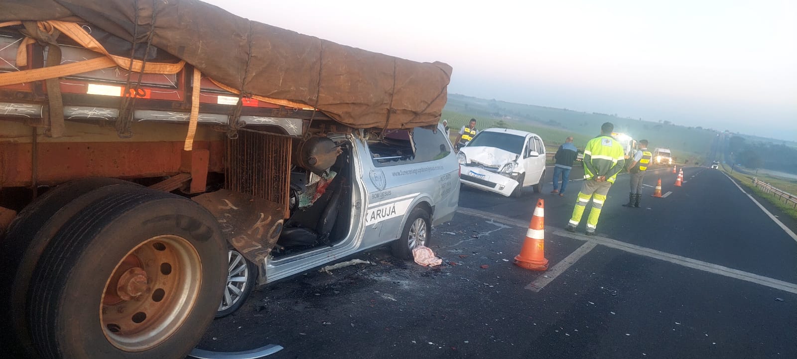 acidente em Jaboticabal