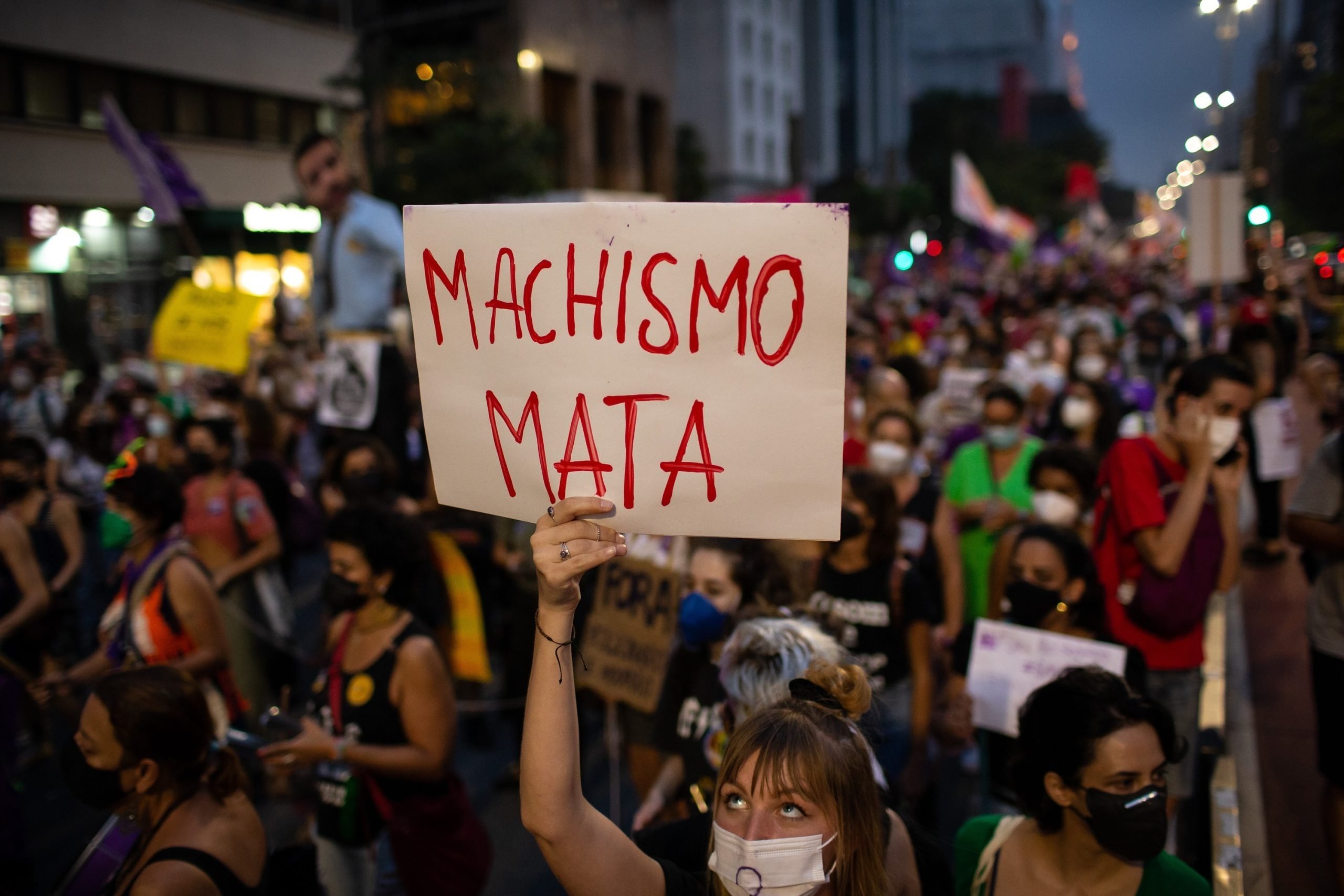 Manifestação na avenida Paulista no Dia das Mulheres Manifestação na avenida Paulista, na região central de São Paulo, em apoio ao Dia das Mulheres | Foto: Bruno Santos/Folhapress