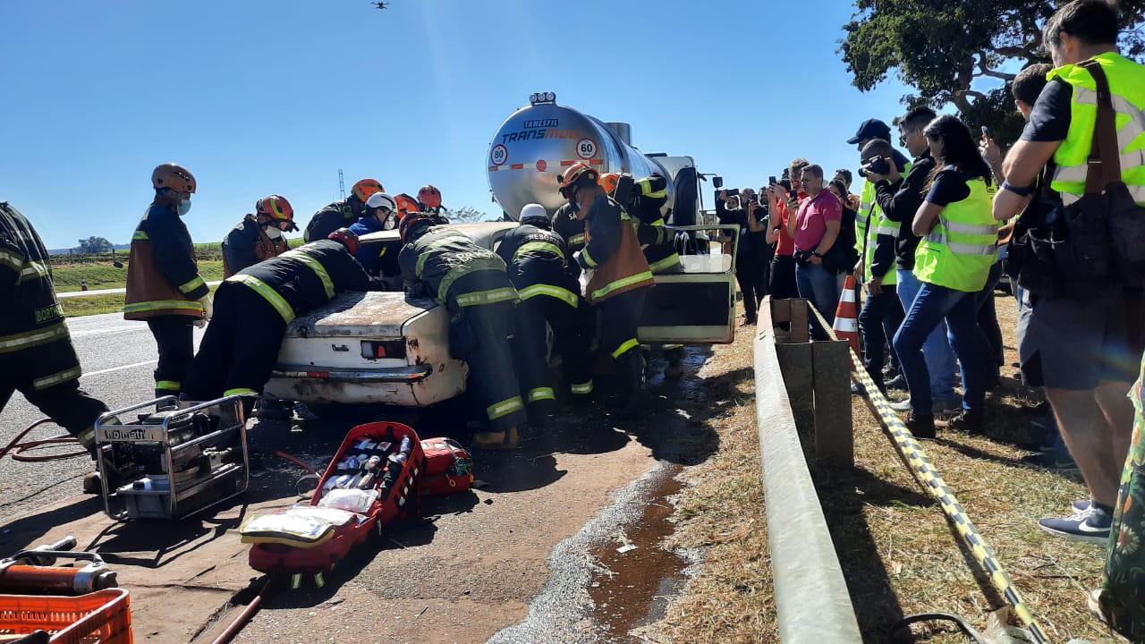 Simulação de acidente