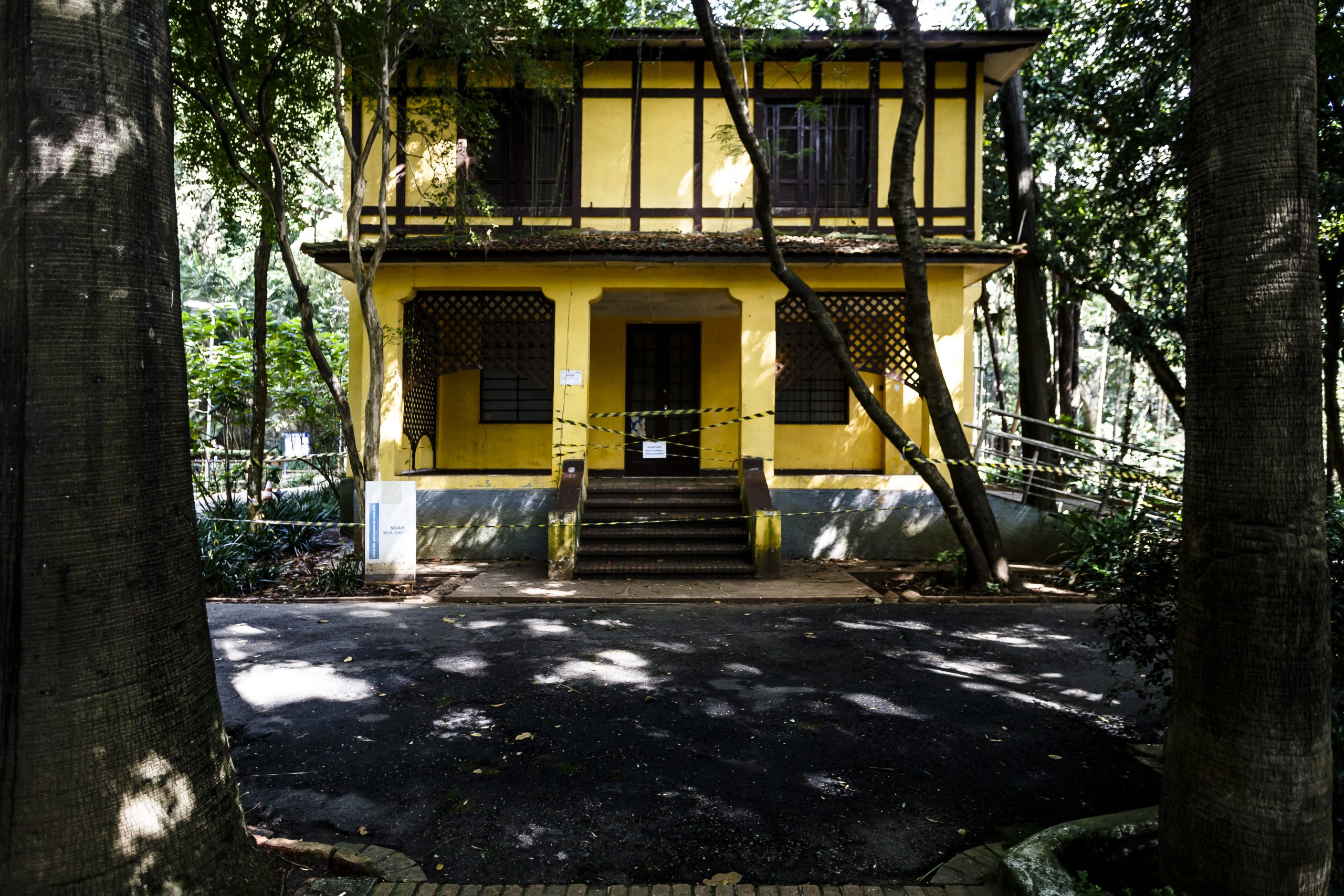 Um dos prédios do parque da Água Branca, na zona oeste de São Paulo