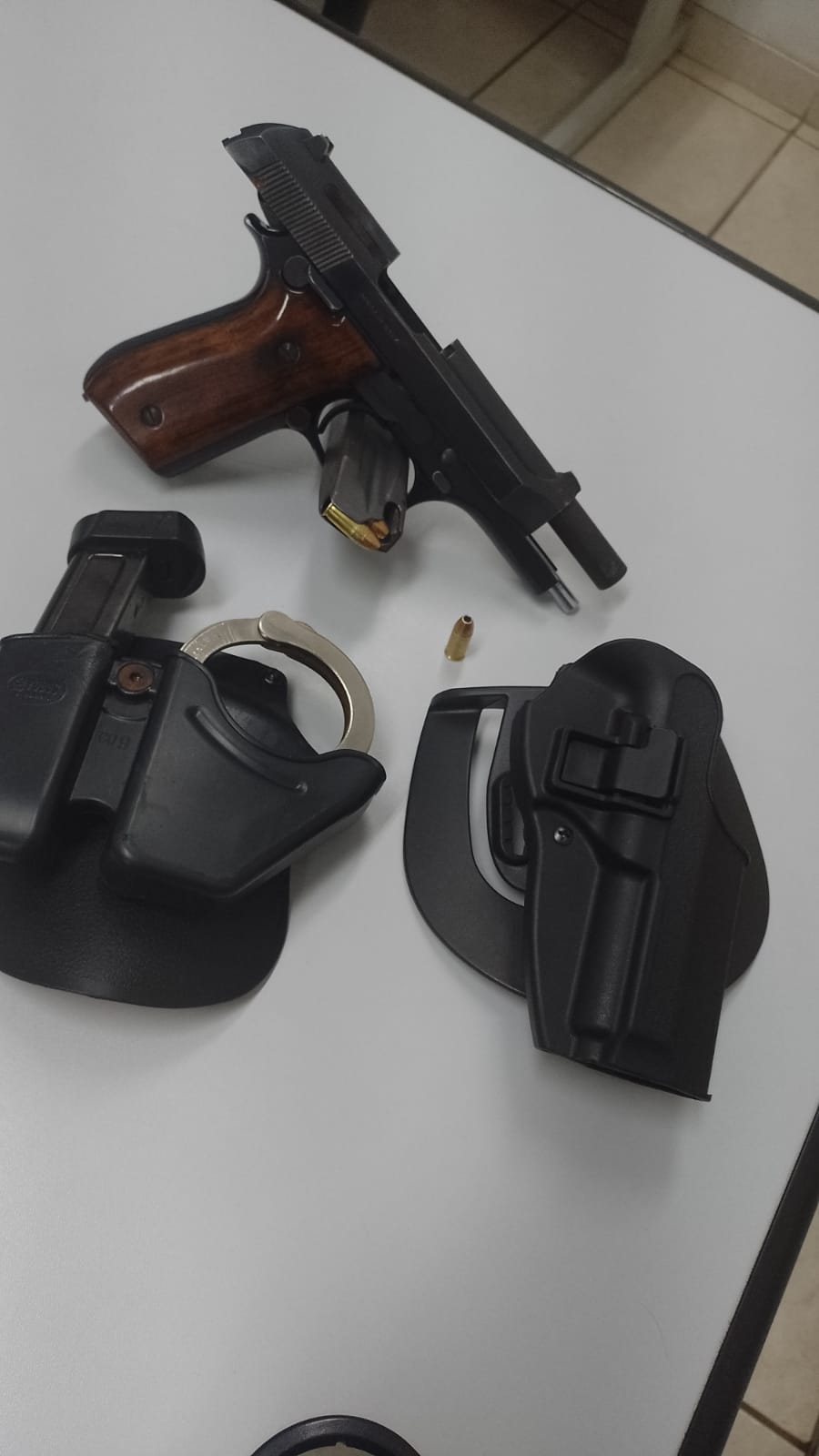 armas apreendidas pela GM