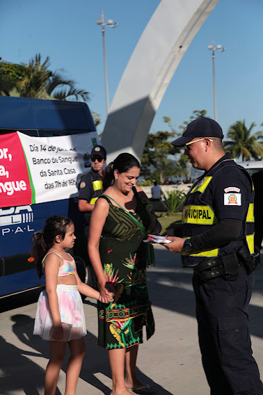 Doação de sangue é estimulada pela GCM Santos