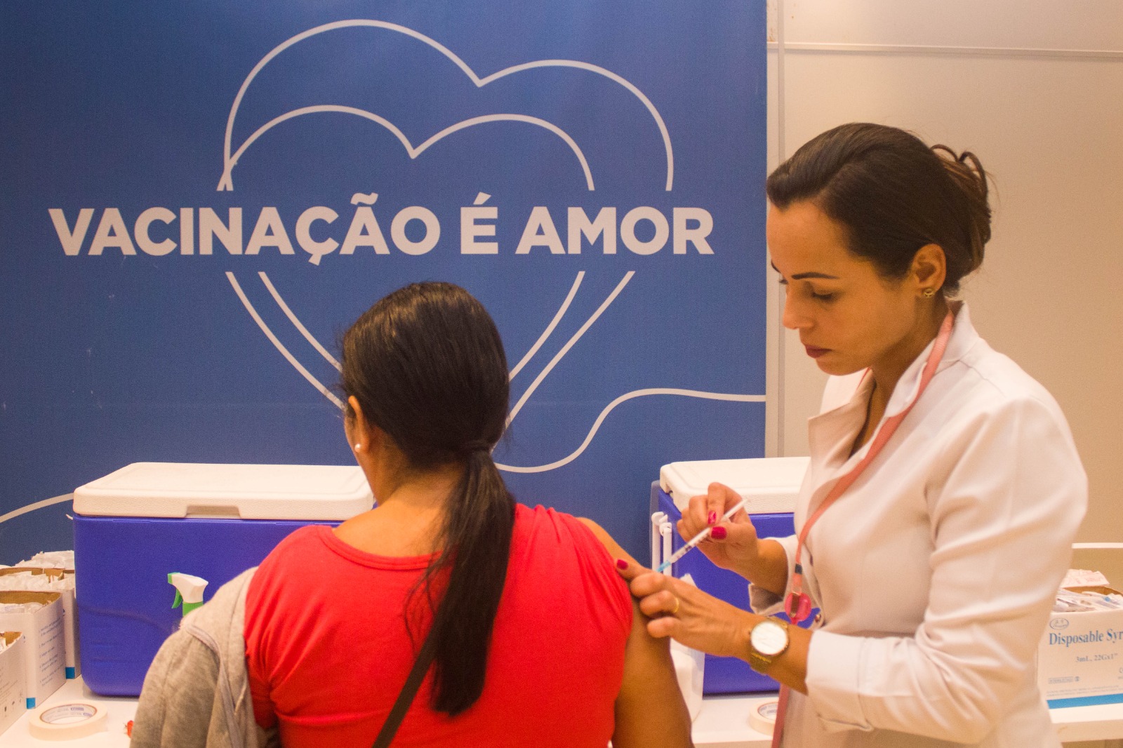 São Vicente inaugura nova sala de vacinação