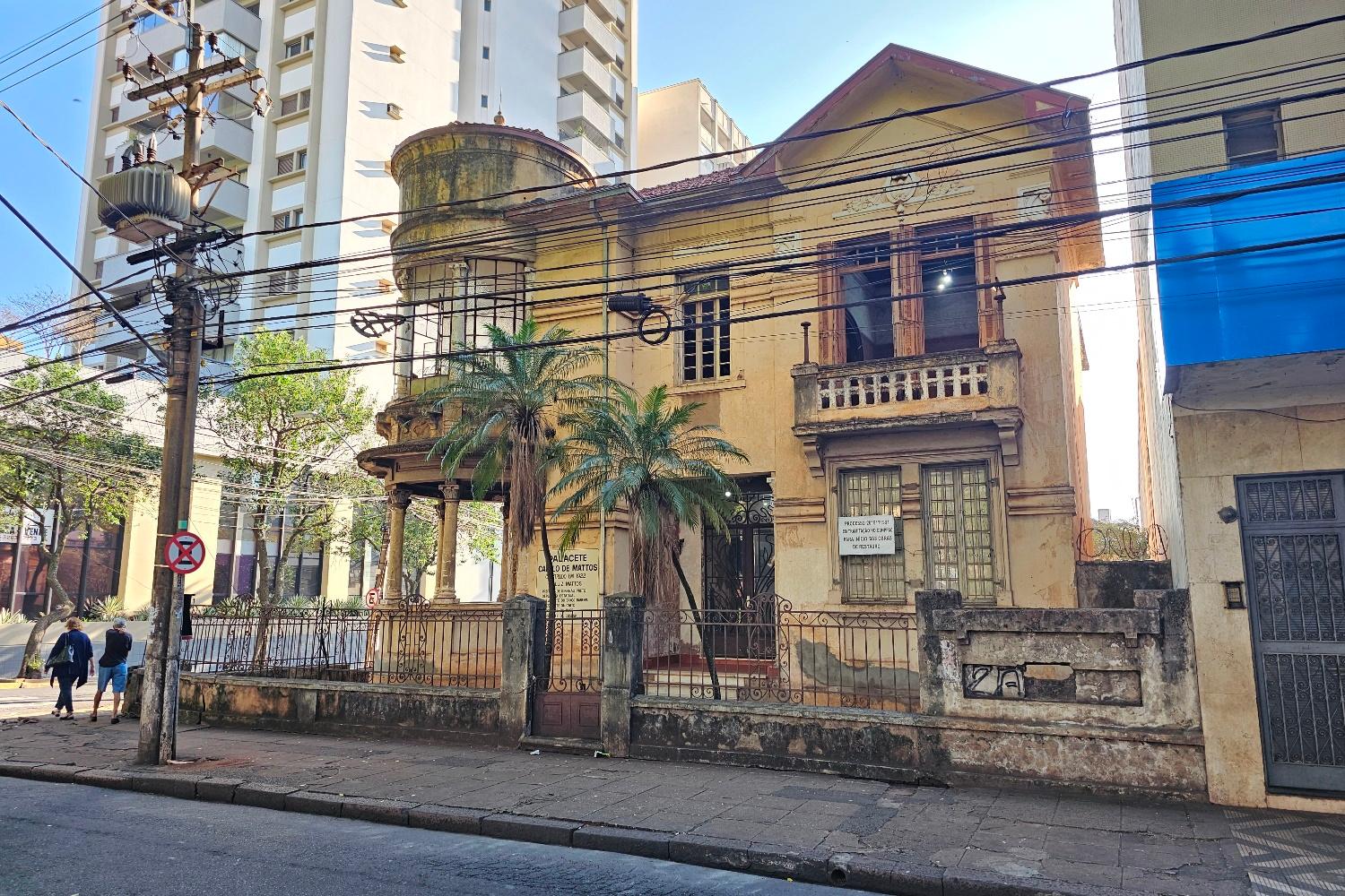 Visitas para o Palacete Camilo de Mattos