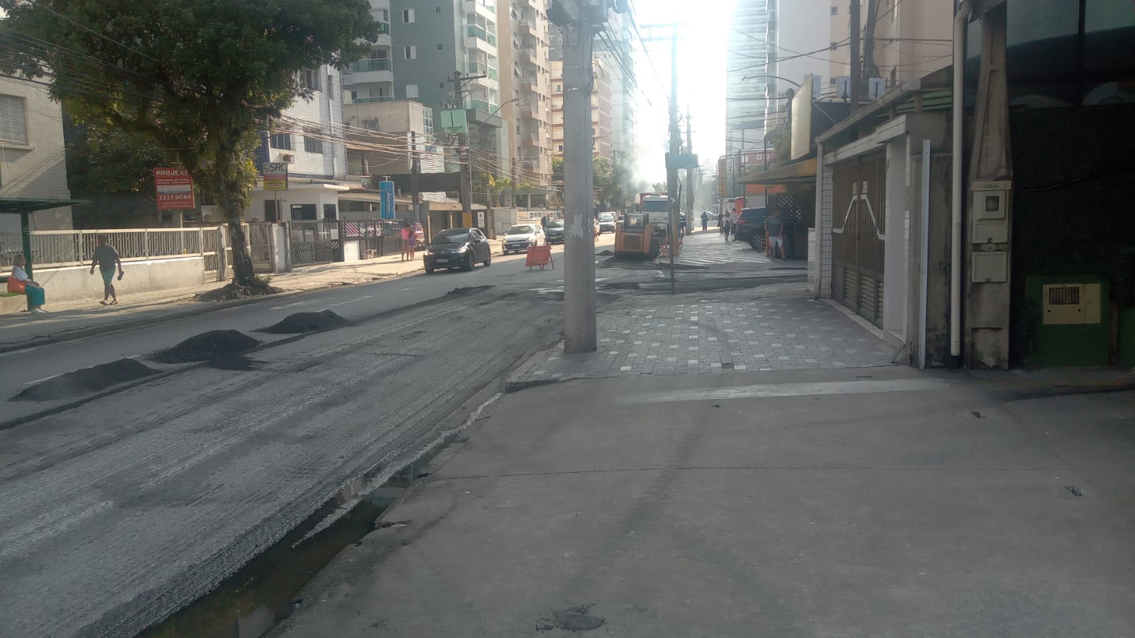 Avenida Epitácio Pessoa é mais uma via beneficiada de programa de pavimentação em Santos (2)