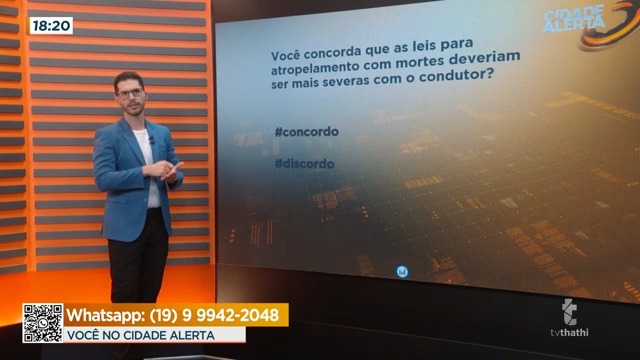Thathi Record TV utiliza painel interativo no Cidade Alerta Thathi Record TV utiliza painel interativo no Cidade Alerta