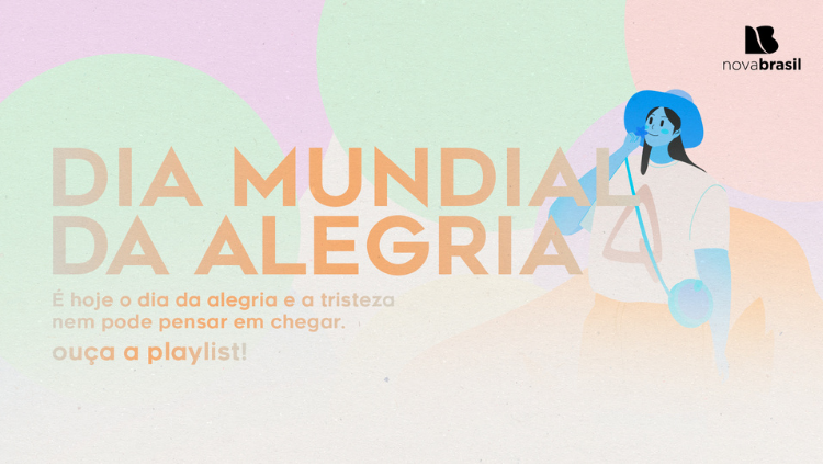 É hoje o dia da alegria e a tristeza nem pode pensar em chegar!