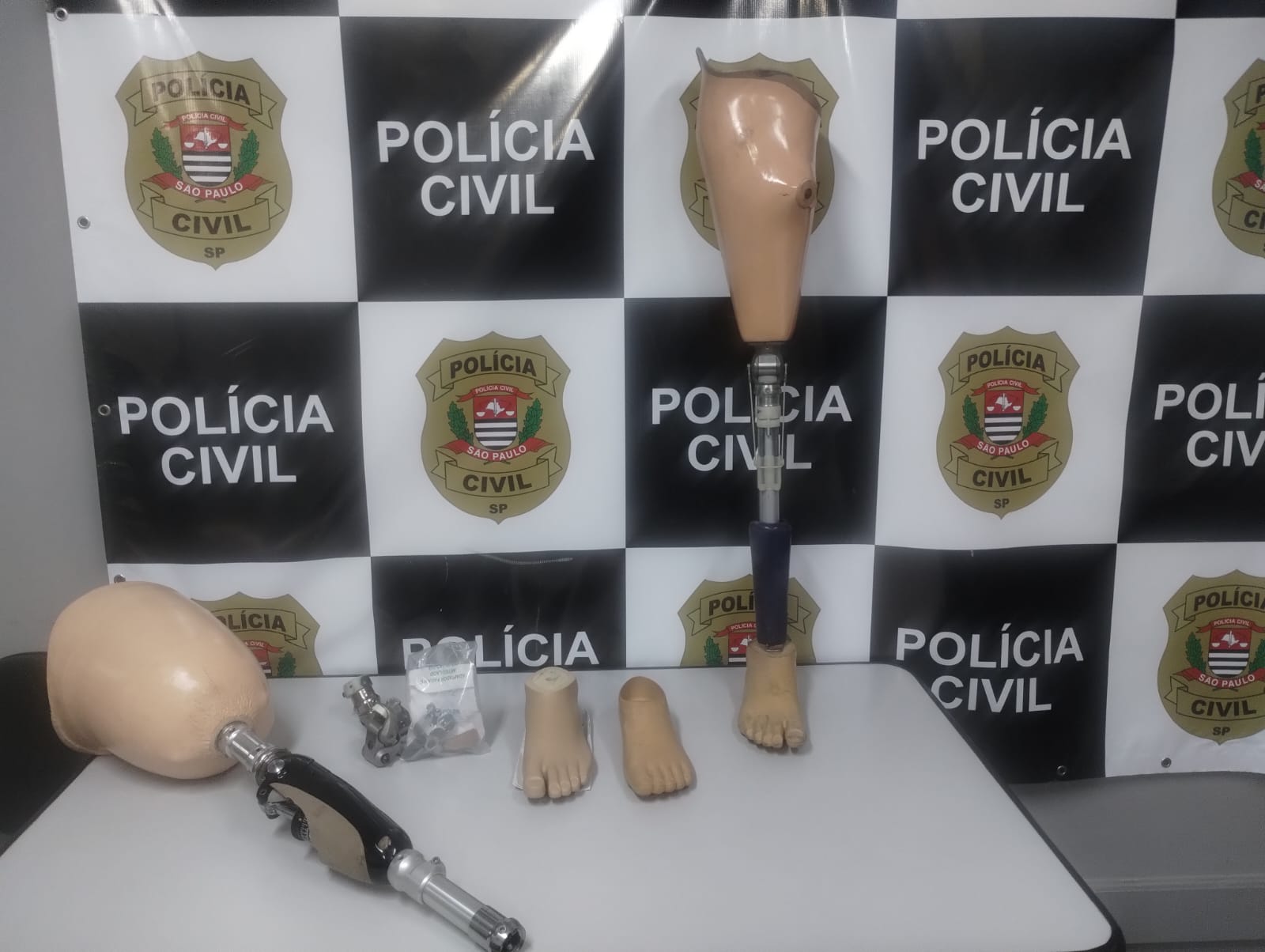 Próteses ortopédicas furtadas eram vendidas na internet