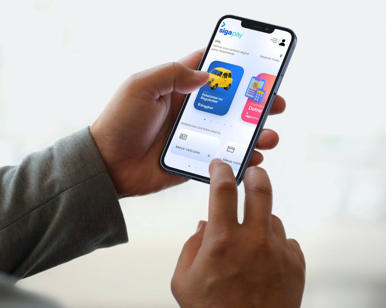 Aplicativos para Área Azul Digital crescem 123% em Ribeirão