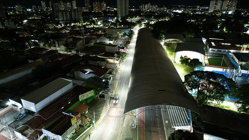 iluminação pública taubaté