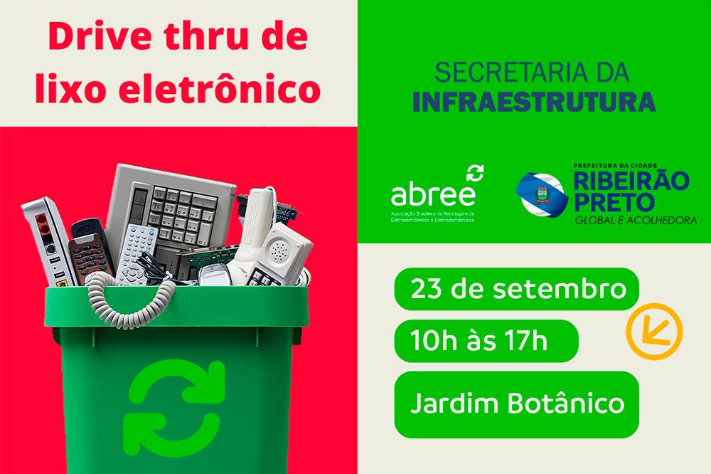 drive-thru Drive-thru para eletroeletrônicos no final de semana