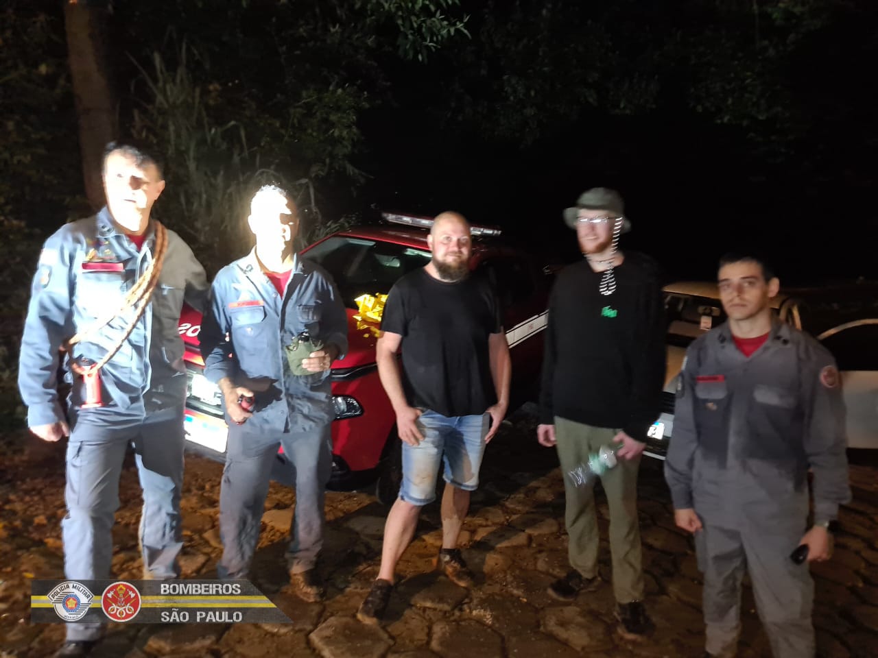 Finlandeses resgatados