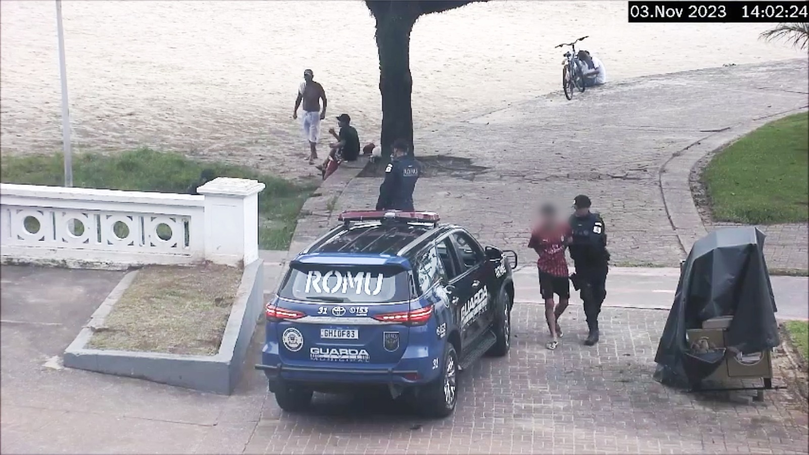 Cinco pessoas são detidas no feriado em Santos com auxílio das câmeras de monitoramento (3)