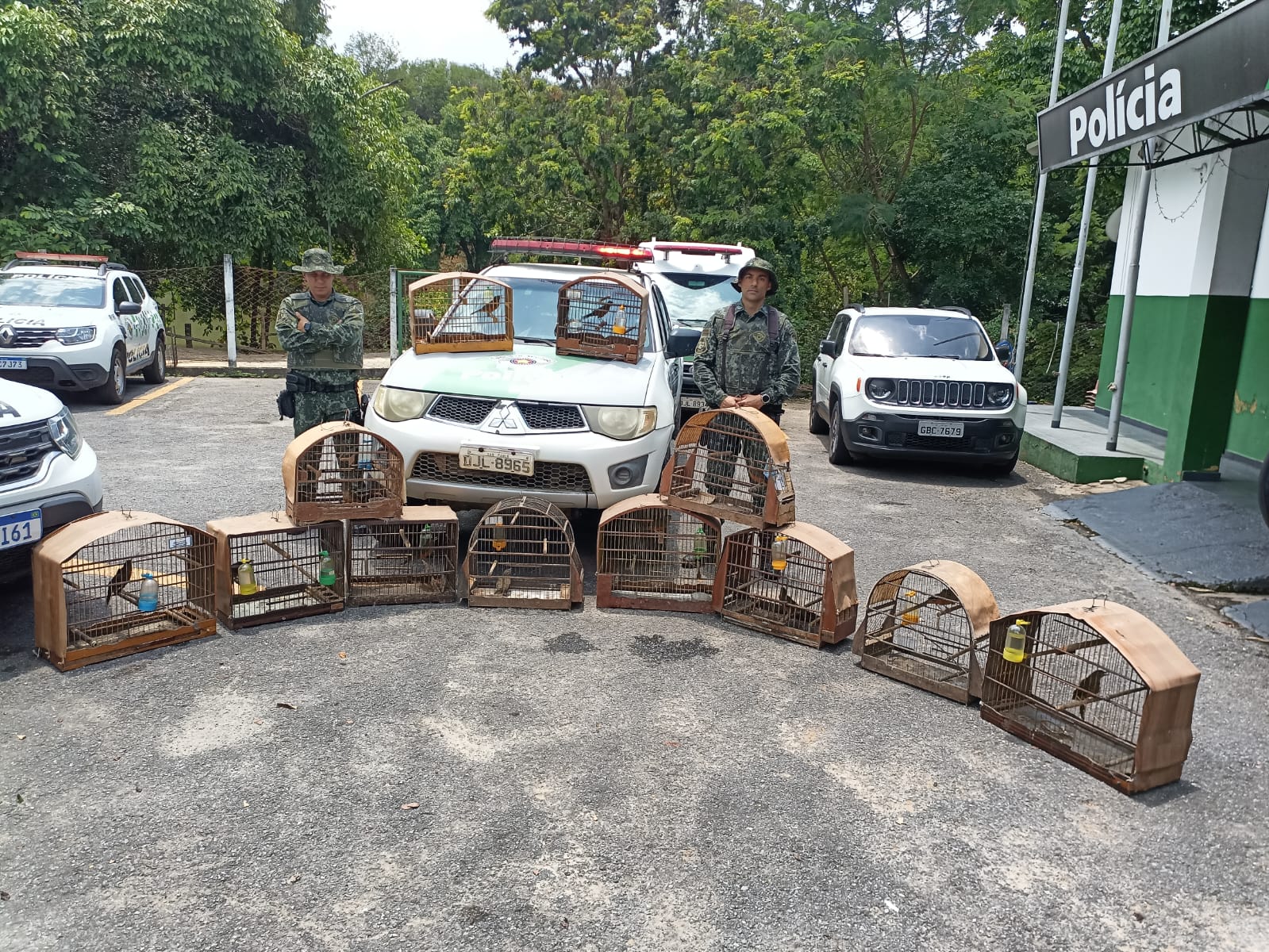 Homem é multado em 5 mil reais, após manter aves silvestres em situação irregular