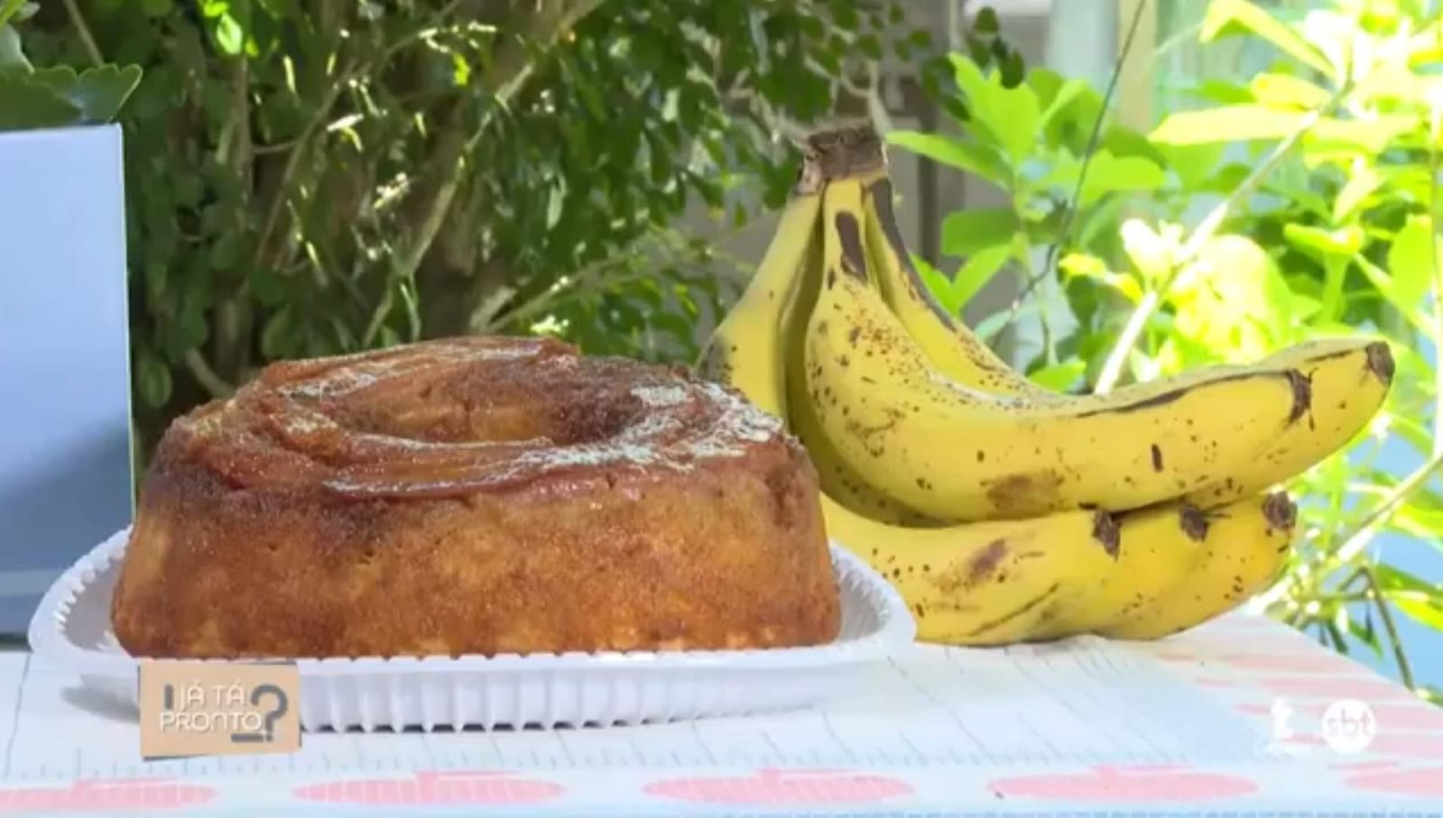 Bolo de Banana Invertido Caramelizado: veja a receita