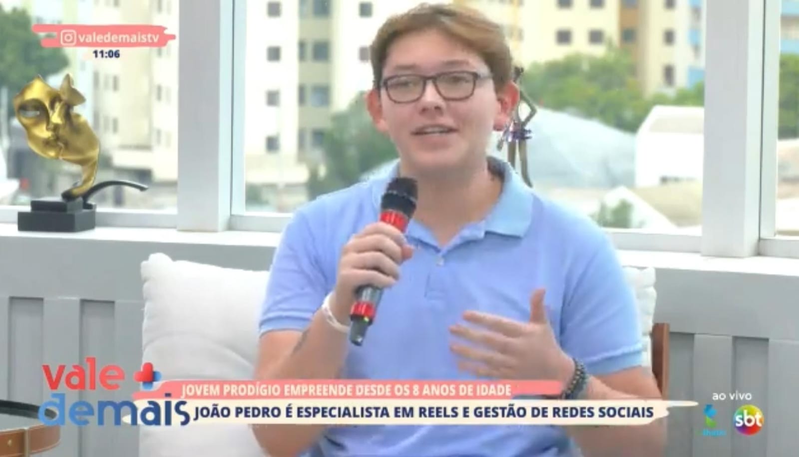 Adolescente de 16 anos de São José é CEO da própria empresa