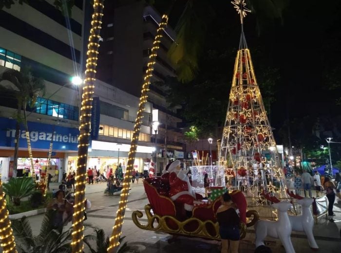decoração e iluminação de natal