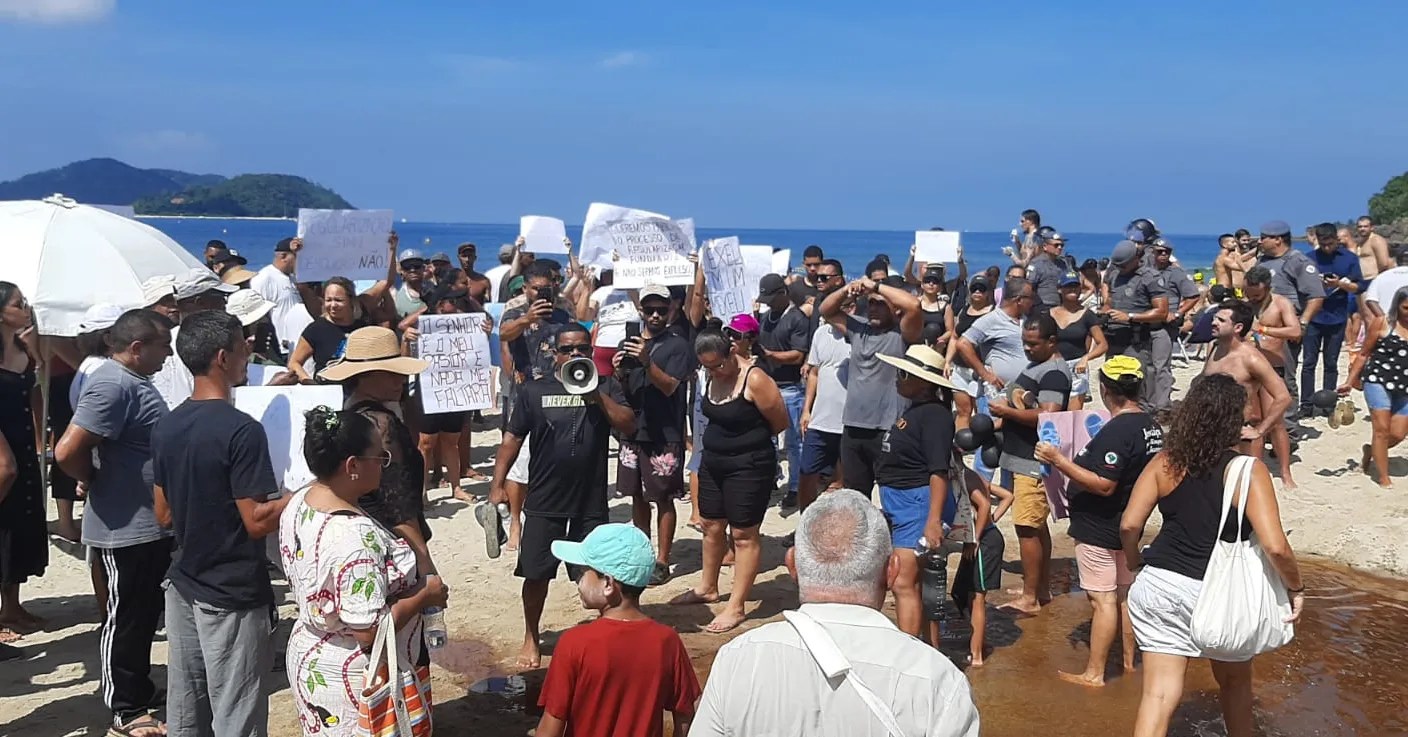 moradores vila do sahy passeata são sebastião