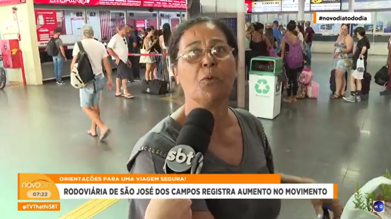 As estradas estão começando a ficar movimentada para a festa de ano novo, e as rodoviárias também acompanham esse movimento