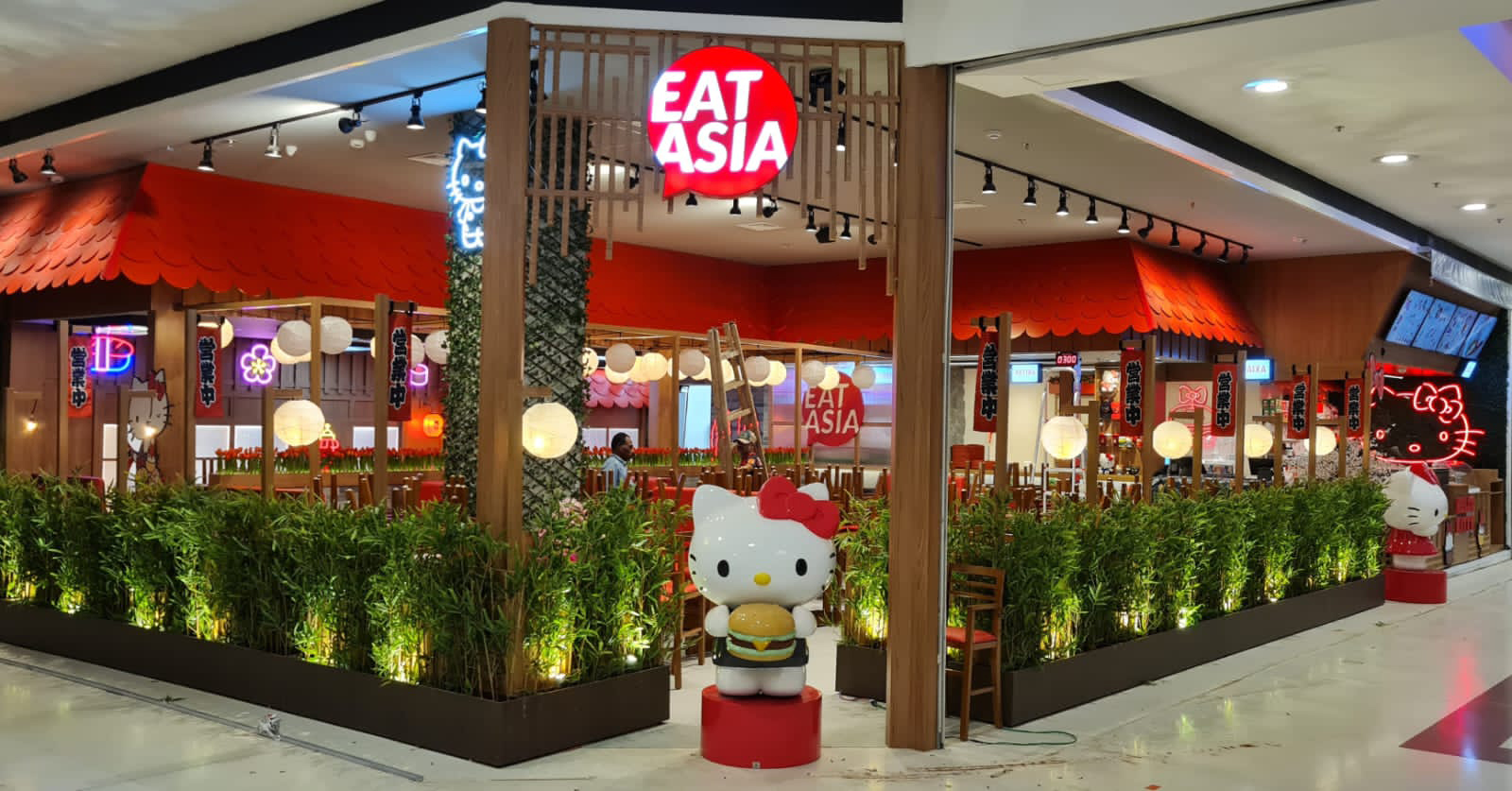 Hello Kitty O Eat Asia, um restaurante totalmente temático da Hello Kitty, personagem da cultura japonesa, será inaugurado no Vale Sul Shopping