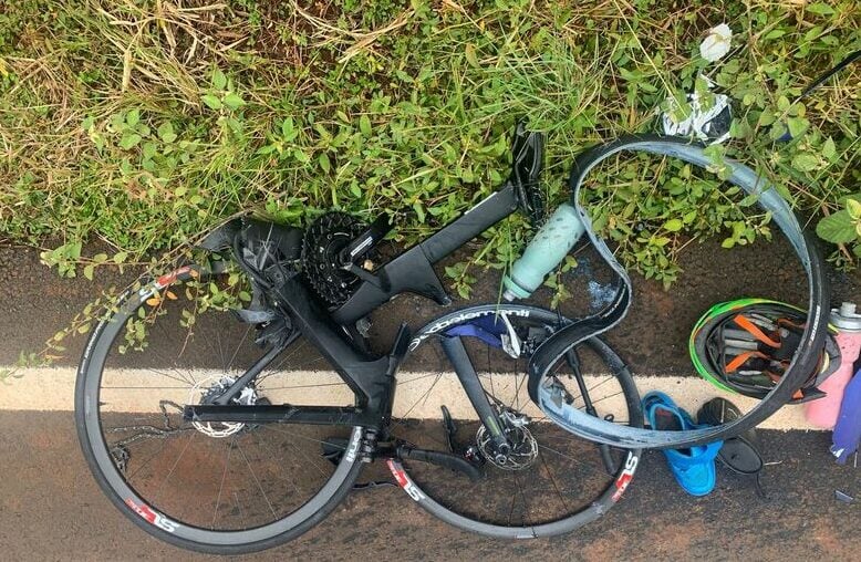 Triatleta atropelada no sábado em são Carlos foi levada para o Hospital das Clínicas de São Paulo