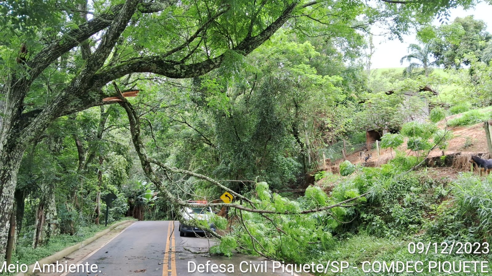 chuva causa estragos em piquete chuva causa estragos em piquete