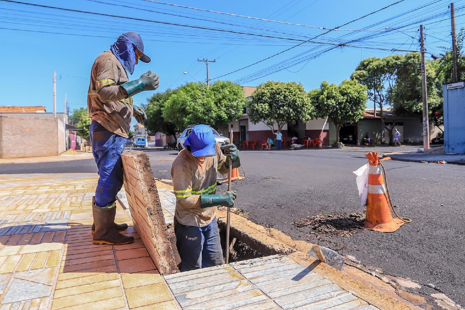 Secretaria de Infraestrutura realiza ações preventivas contra alagamento
