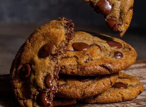 receita-cookie-tradicional-classico-chocolate-baunilha-itamar-araujo-creamy-patisserie Cookie com gotas de chocolate