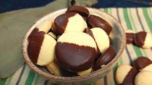 Biscoito amanteigado com chocolate