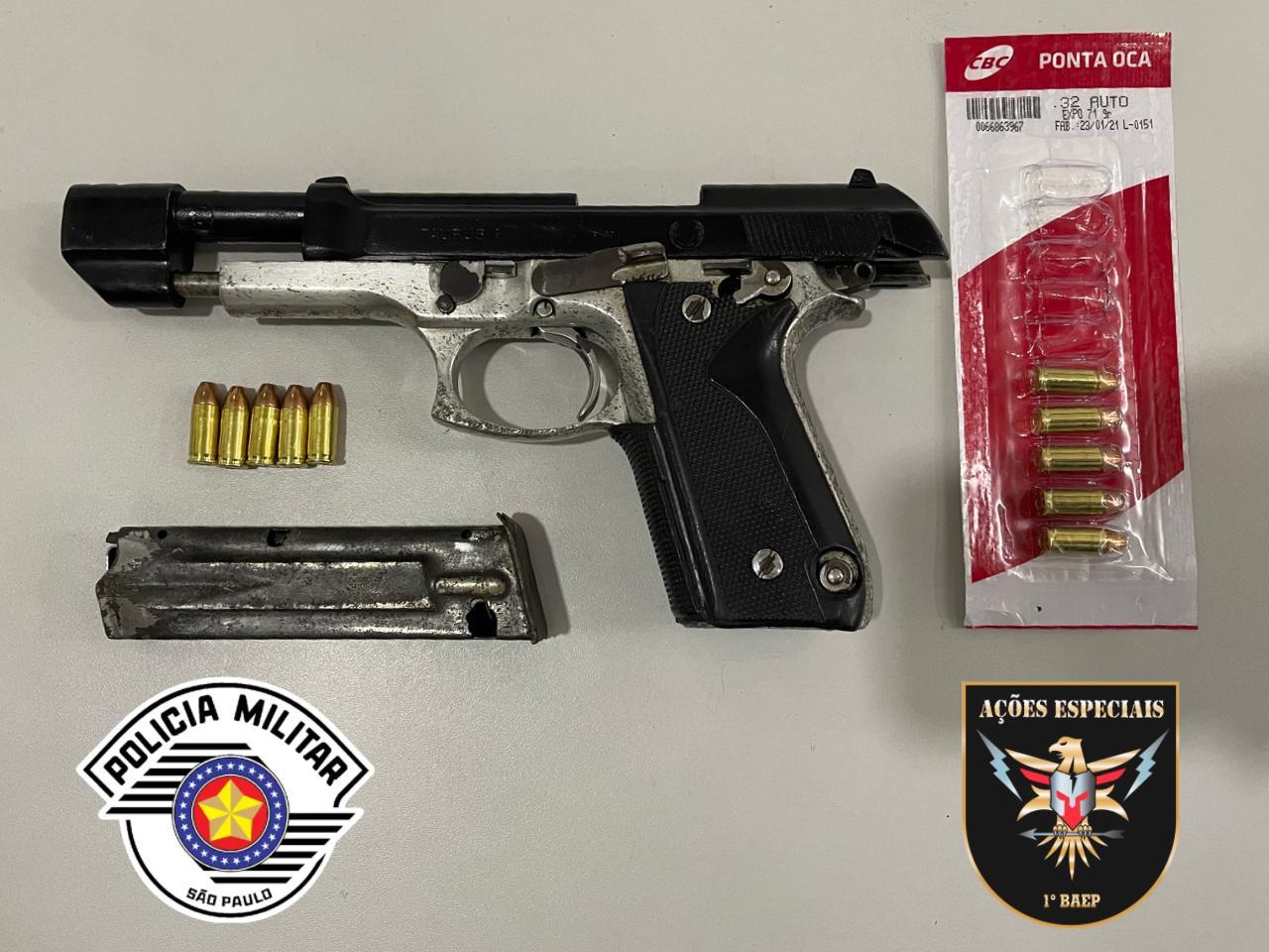 BAEP prende homem por posse ilegal de arma em Campinas