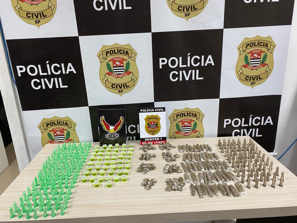 Homem é preso por tráfico de drogas no interior de SP