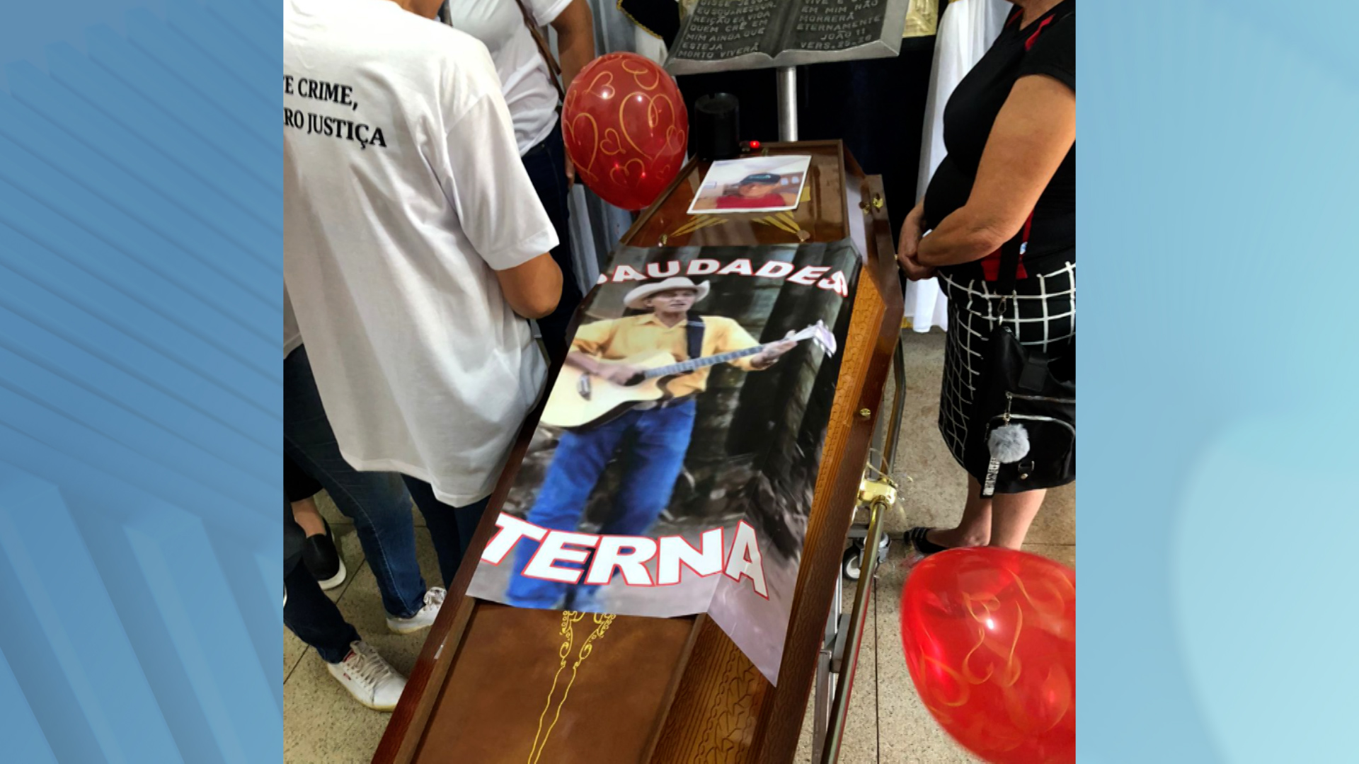 Família de Edézio consegue se despedir quatro meses após sua morte Família de Edézio consegue se despedir quatro meses após sua morte