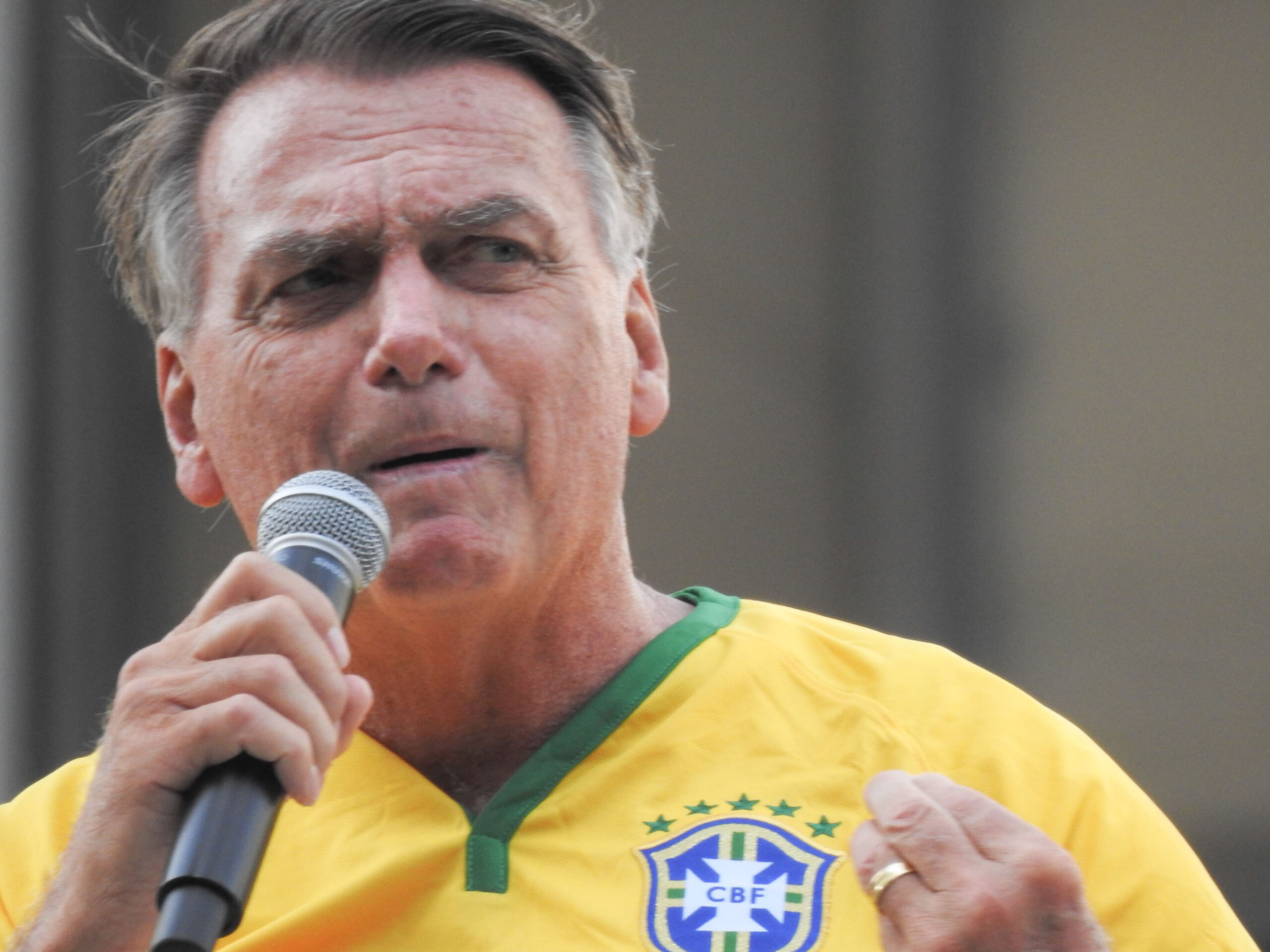 Ato Pró-Bolsonaro realizado no domingo, 25