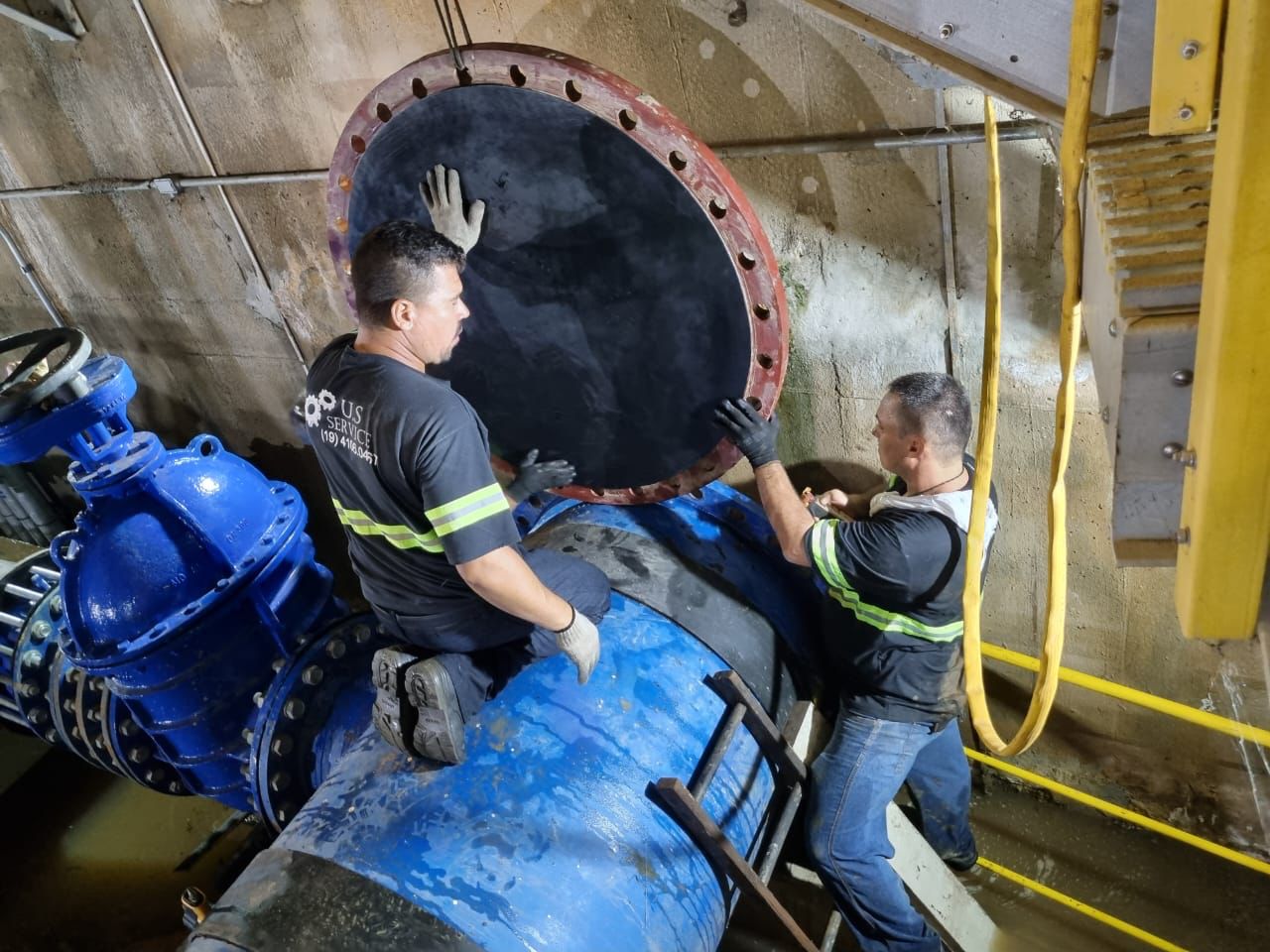 Captação de água é retomada após reparo em adutora