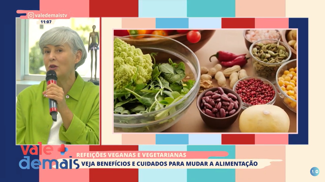 Nutricionista fala dos benefícios de uma alimentação vegana