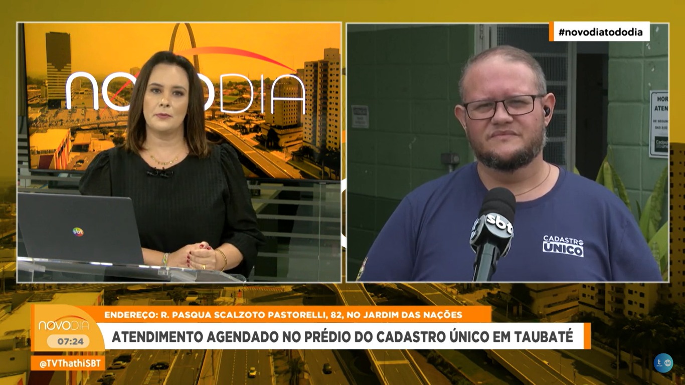 Atendimento do CadÚnico exige agendamento em Taubaté a partir desta segunda