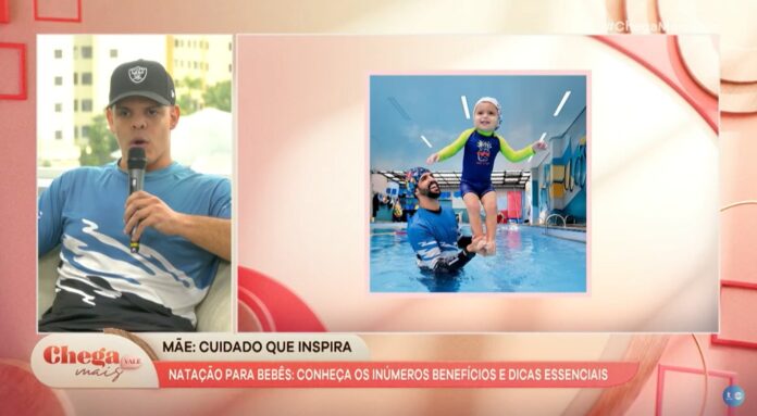 Veja a importância da natação para bebês