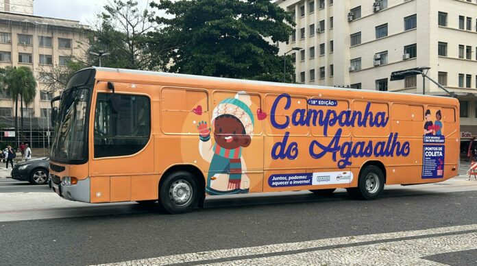 Campanha do Agasalho 2024 ônibus no Largo do Rosário recebe doações Campanha do Agasalho 2024 ônibus no Largo do Rosário recebe doações