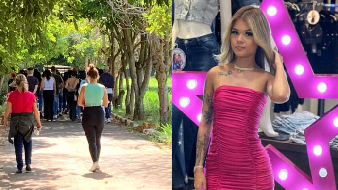 Jovem de 18 anos, vítima de feminicídio em Campinas é sepultada (2)