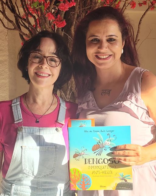 Escritoras Rita Lavoyer e Fernanda Gaiotto | Foto: Arquivo Hélio Consolaro