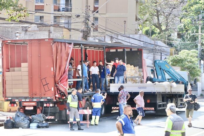 Mutirão da Prefeitura de Campinas arrecada 72 toneladas de doações para o Rio Grande do Sul