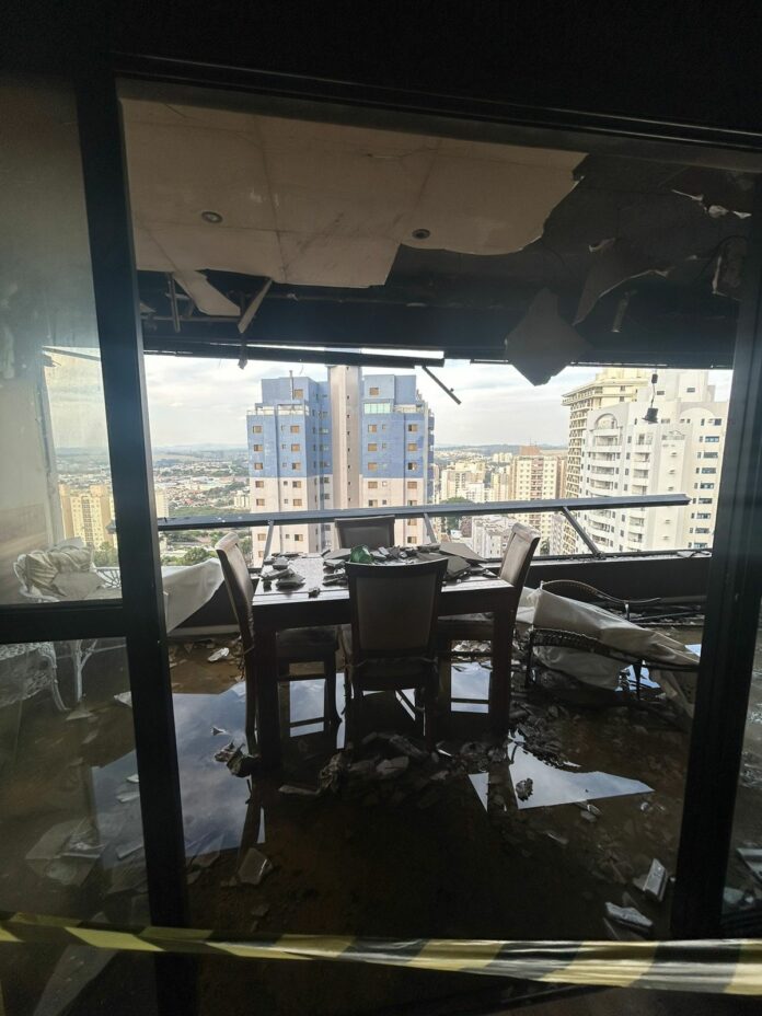 Apartamento segue interditado após explosão; rede de gás terá vistoria