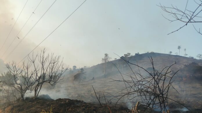 Vale tem dois focos de incêndio nesta quarta (25)