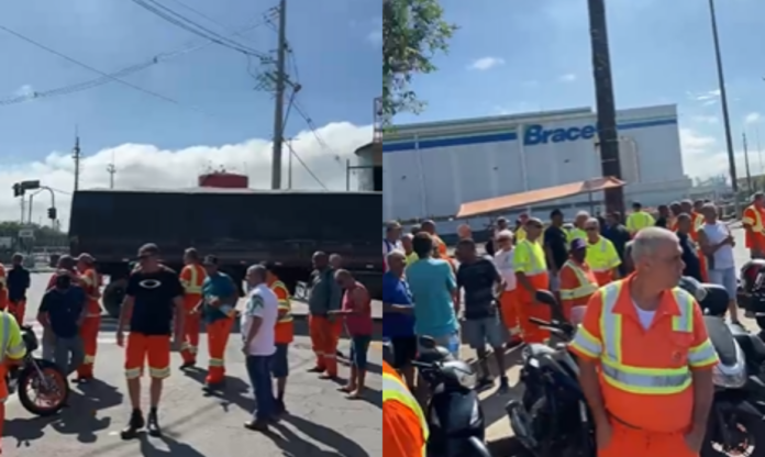 greve trabalhadores portuários