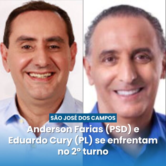 Anderson e Cury disputam 2º turno das eleições em São José