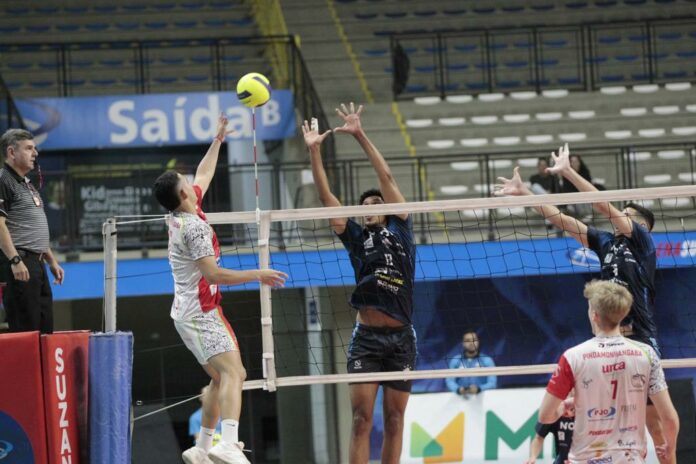 Pinda vence o Suzano pelas quartas de final do Paulista de Vôlei Sub-21