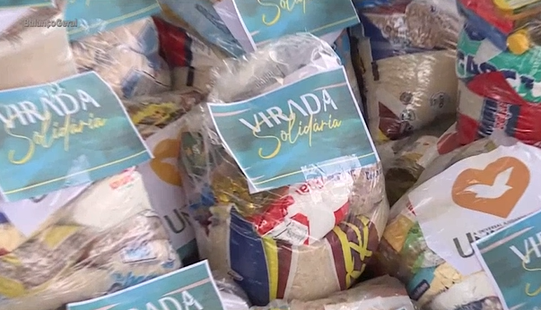 VIRADA SOLIDARIA Igreja Universal distribui mais de sete toneladas de alimento no evento